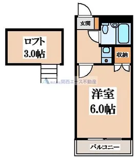 ヨーロピアンKS【2階】の間取り