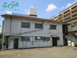 富洲原アパート【2階】の外観