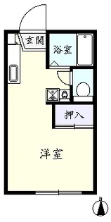 江南ハイムB棟【2階】の間取り