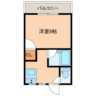 若山ハイツ【1階】の間取り