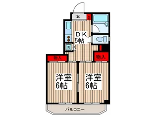 グランデュール西小岩【4階】の間取り