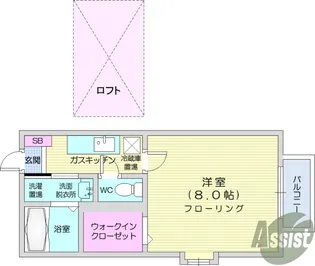 アルテック ドゥ【1階】の間取り