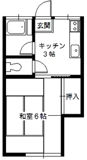 清原荘【2階】の間取り