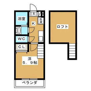 Casa G【2階】の間取り