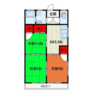 グッドパーク【2階】の間取り