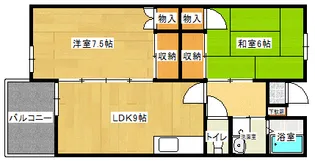 ハイツ篠崎I【2階】の間取り