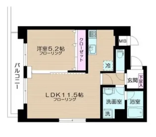 スパッツィオフォルテ【4階】の間取り
