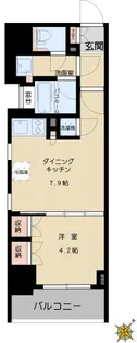 ヒューリックレジデンス駒込【2階】の間取り