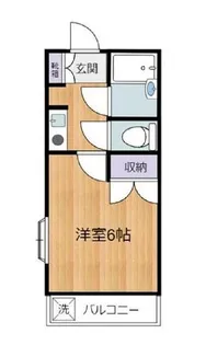 大森コーポ【2階】の間取り