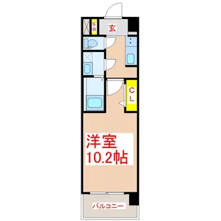 1Kの間取り画像