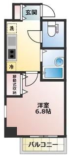 Verona府中Lusso【3階】の間取り