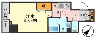 THEPASEO新小岩【9階】の間取り