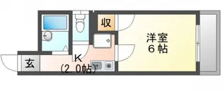 はくしま東ビル【6階】の間取り