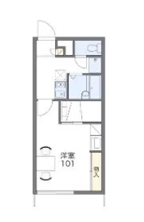 レオパレスNAGATA【2階】の間取り