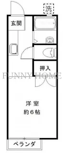 東京都渋谷区笹塚3【アパート】の間取り