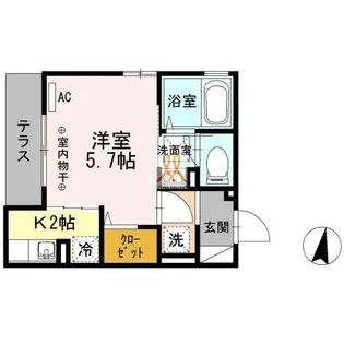 東京都葛飾区立石5【アパート】の間取り