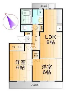 Orchid Hills II【2階】の間取り