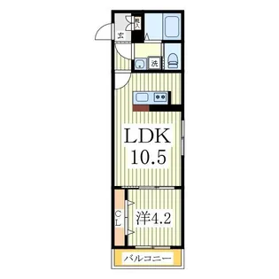 RIZE柏たなかIII【2階】の間取り