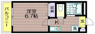 クレール南烏山【2階】の間取り