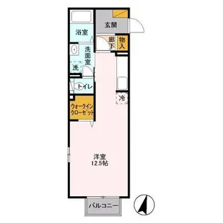 埼玉県春日部市中央2【アパート】の間取り