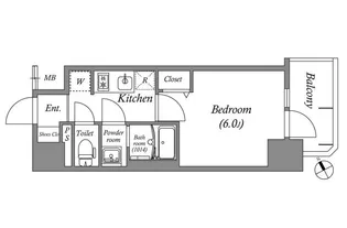 アドバンス名古屋シュテルン【4階】の間取り