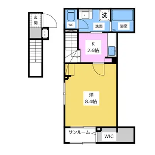 メゾン23【2階】の間取り