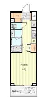 1Kの間取り画像