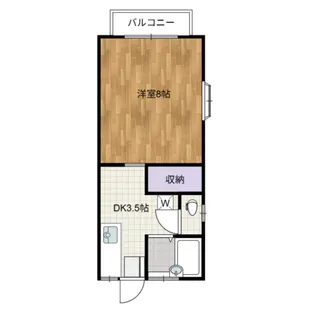 カーサ宮津台【1階】の間取り