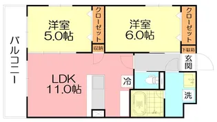 ParkLane八松(パークレーン)【1階】の間取り