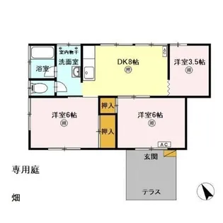 CASA TARO【1階】の間取り