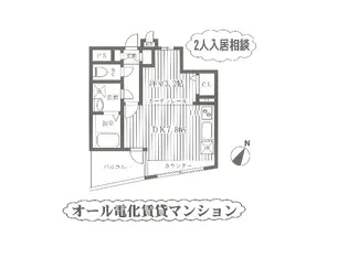 TK花梨ビル【7階】の間取り