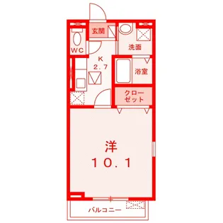 アルモニーHR【1階】の間取り