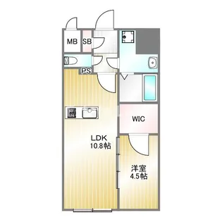 ソルテラス神戸栄町通【9階】の間取り