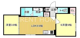 大阪府東大阪市金岡2【アパート】の間取り