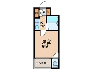 ベルハイツK【2階】の間取り