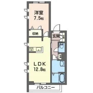 West Hills 大崎【3階】の間取り