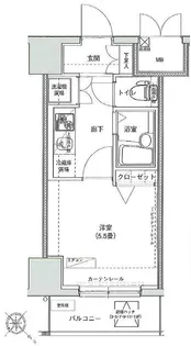 アイル池袋NORTH参番館【7階】の間取り