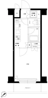 ルーブル川崎中丸子【2階】の間取り