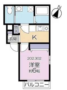 東京都荒川区荒川7【アパート】の間取り