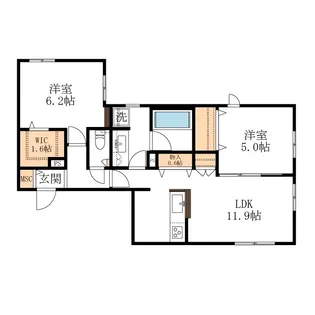 桜メゾン【1階】の間取り