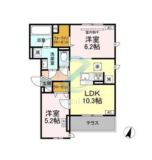 東京都江戸川区瑞江2【アパート】の間取り