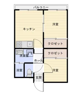 シャトレー石垣東【2階】の間取り
