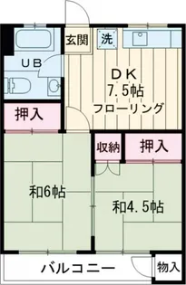 桜マンション【3階】の間取り