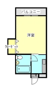 四国洋行ハイツ【2階】の間取り