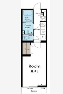 リブリ・リヴェール樽町【2階】の間取り