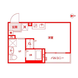 レガーロ西谷【1階】の間取り