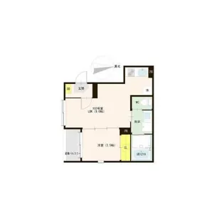 ハーモニーテラス烏森町II【2階】の間取り