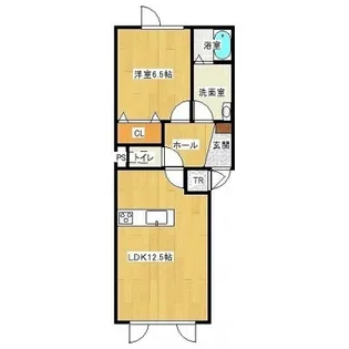 ラグナガーデンVIII【1階】の間取り