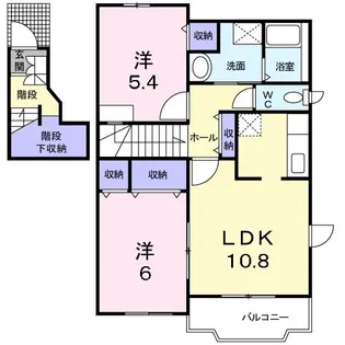グランヴェール21 D【2階】の間取り