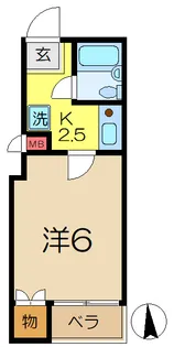 メゾンミツハシ【2階】の間取り